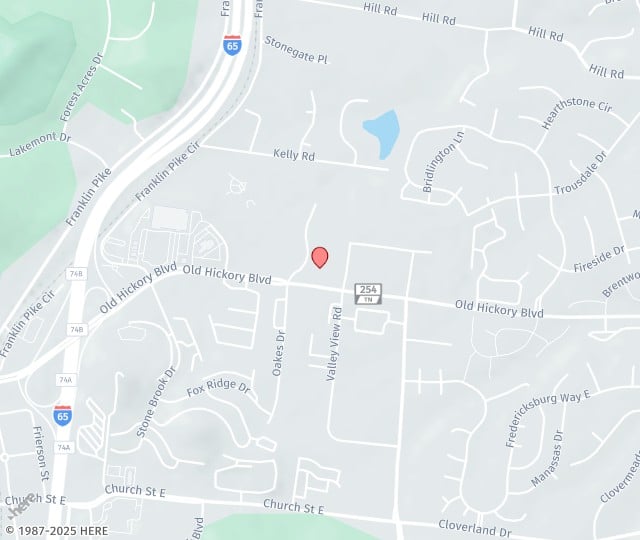 Location Map: 1001 Health Park Dr. Brentwood, TN 37027